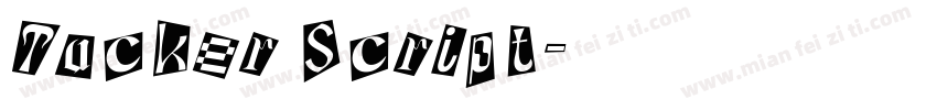 Tucker Script字体转换